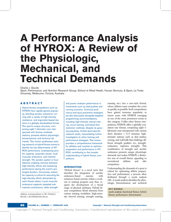 First page of the published review paper